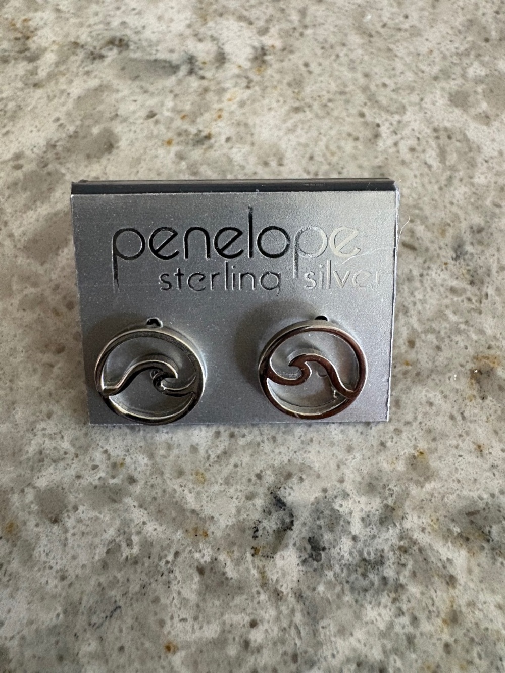 Wave Earrings in Sterling Silver